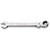 Beta Tools 24 x 24, 12 Point Flex Head, Ratcheting Combination Wrench, Chrome-Plated