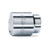 Beta Tools 1/2 in, Hexagon Hand Socket, 6 Point 3/8 in Drive, Chrome-Plated