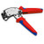 KNIPEX 8" KNIPEX Twistor® T Self-Adjusting Crimping Pliers for Wire Ferrules - 97 53 19