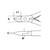 Beta Tools Diagonal Axial Cutting Nipper, OAL 130mm