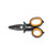 Beta Tools Double-Acting Electrician's Scissor with Milling Profile in DLC-Coated Stainless Steel, 150mm