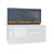 Beta Tools Tool Wall System with Shutter for Workstation Combo System - Gray