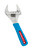 Channellock Code Blue WideAzz Slim Jaw Adjustable Wrench, 6 in