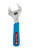 Channellock Code Blue WideAzz Slim Jaw Adjustable Wrench, 8 in