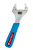 Channellock Code Blue WideAzz Slim Jaw Adjustable Wrench, 8 in