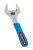 Channellock Code Blue WideAzz Slim Jaw Adjustable Wrench, 8 in