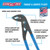 Channellock Griplock Tongue and Groove Plier, 9.5 in