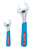 Channellock Set of 2 Code Blue Adjustable Wrenches, 6, 10 in