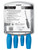 Channellock Set of 4 Tri-lobe Grip Natural Finish Square Recess Screwdrivers