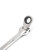 GEARWRENCH 90-Tooth 12-Point GearBox Double Flex Ratcheting Wrench, 9 x 11mm