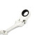 GEARWRENCH 90-Tooth 12-Point Stubby Flex Combination Ratcheting Wrench, 7/16 in