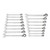 GEARWRENCH Set of 16 90-Tooth 12-Point Metric Reversible Ratcheting Wrenches