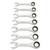 GEARWRENCH Set of 7 90-Tooth 12-Point Stubby SAE Ratcheting Combination Wrenches