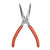 CRESCENT Bent Nose Plier with Dipped Grip, 8 in