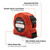 LUFKIN 1 in x 25 ft L600 Series Power Tape Measure