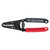 Vessel Tools Black Solid and Stranded Wire Stripper with Thread Cutter