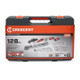 CRESCENT 128 Pc. 3/8" Drive 12 Point Standard SAE/Metric Mechanics Tool Set -CTK128C