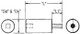 Wright Tool 1/4 in Drive Standard Hex Bit and Socket, 1/16 in