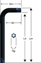 Eklind T8 Tamper Resistant Torx L-Key