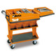 Beta Tools Rolling Tool Cart with Fold-Away Lid