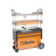 Beta Tools Collapsible Rolling Tool Cart - Orange