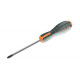 Beta Tools Evox Phillips Screwdriver, Chrome-Plated, Black Tips, No. 0, OAL 156mm