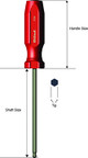 Eklind Ball End Hex Screwdriver 1/16 in