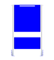 Knight Global Electrical Disconnect Enclosure Stand, Foot Print - 40 x 21 x 65