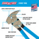 Channellock 6-in-1 Fence Tool, 10 in