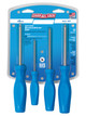 Channellock Set of 4 Tri-lobe Grip Natural Finish Square Recess Screwdrivers