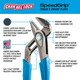 Channellock Speedgrip Straight Jaw Tongue and Groove Plier, 9.51 in