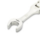 GEARWRENCH 90-Tooth 12-Point Stubby Flex Combination Ratcheting Wrench, 1/2 in