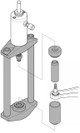 Gedore 2842777 Press Frame Kit, 12T, Width 445mm