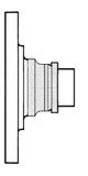 Gedore 3077489 Inner Bearing Race Puller Set, Size 3, 4, 5, 6, Diameter 44 - 60mm