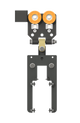 Knight Global Rotating End Truck for RAD6110 Rail, Capacity 3000 lbs