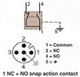 Knight Global Electric Control Handle, (2) 5-Pin Micro Limit Switch