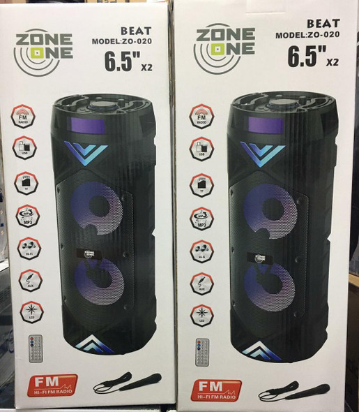  Zone One  Beat   Bluetooth Speaker New