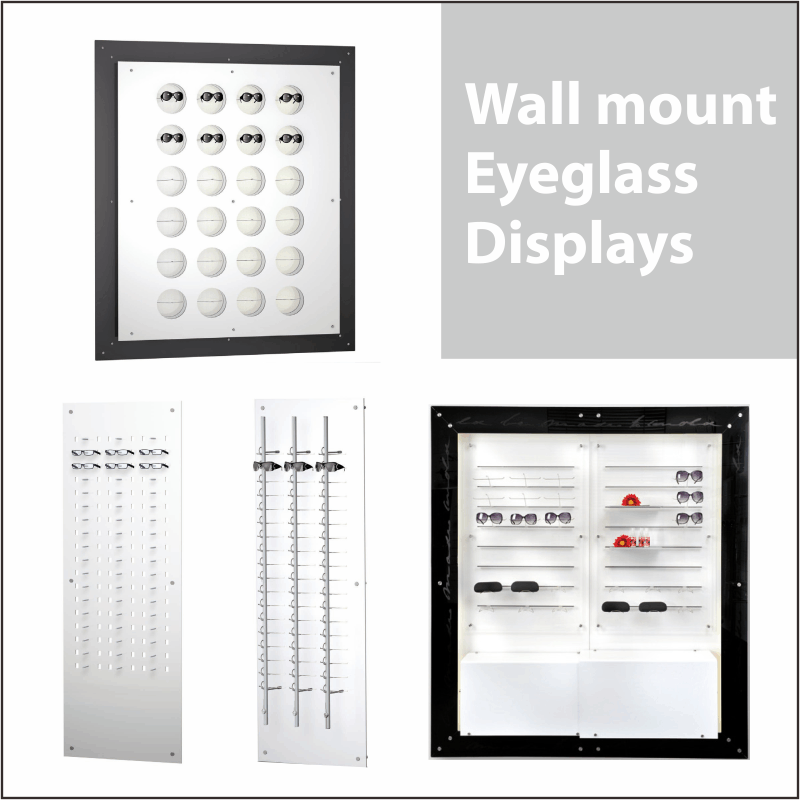 Wall mount Sunglasses Displays