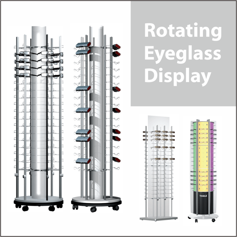 Rotating Sunglasses Displays