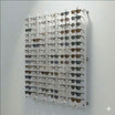 DW31-90F Locking Wall mount Acrylic Optical Display with Hardware- 47.5 inch (H).