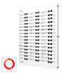 DW31-90F Open Wall mount Acrylic Optical Display with Hardware- 47.5 inch (H)
