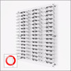 DW31-90F Open Wall mount Acrylic Optical Display with Hardware- 47.5 inch (H)