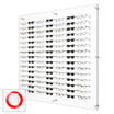 DW31-105F Open Wall mount Acrylic Optical Display with Hardware- 47.5 inch (H)