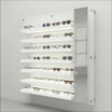 DWL31-105 Top LED Optical Frame Display Shelves with Mirror
