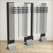 Triple Wing   Optical Frame Display  Tower with Mirror