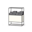 Free-standing display element with deco pedestal CR-SET SF-CLB-DK 05