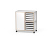 Trolleys with trays CR-SET TR-CD 08