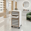 Trolleys with trays CR-SET TR-CD 02