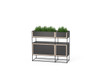 storage with planter boxes CR-SET SR-CD-PB 05