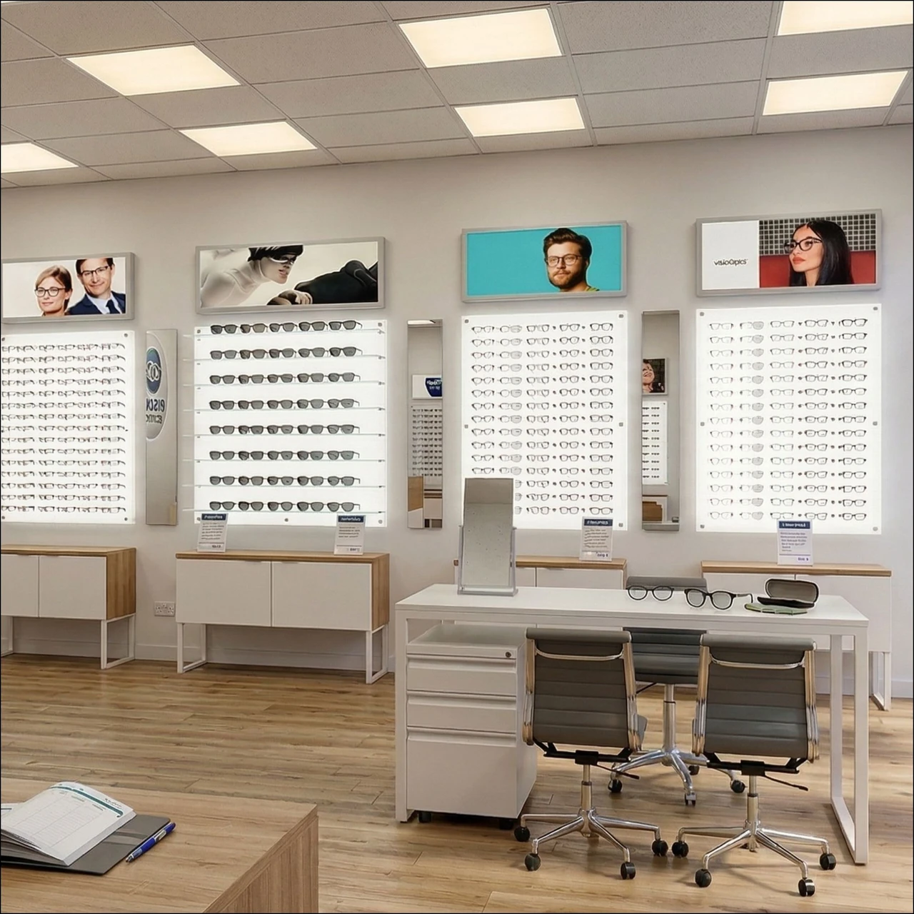 Optical Displays & Eyewear Showroom Furniture Directory | Frame Displays